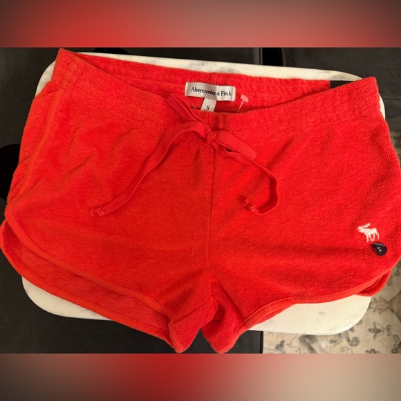 Abercrombie & Fitch Pants - Y2K Abercrombie & Fitch Red Orange Women's Athletic Shorts